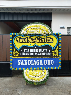 Papan Bunga Duka di Koragi